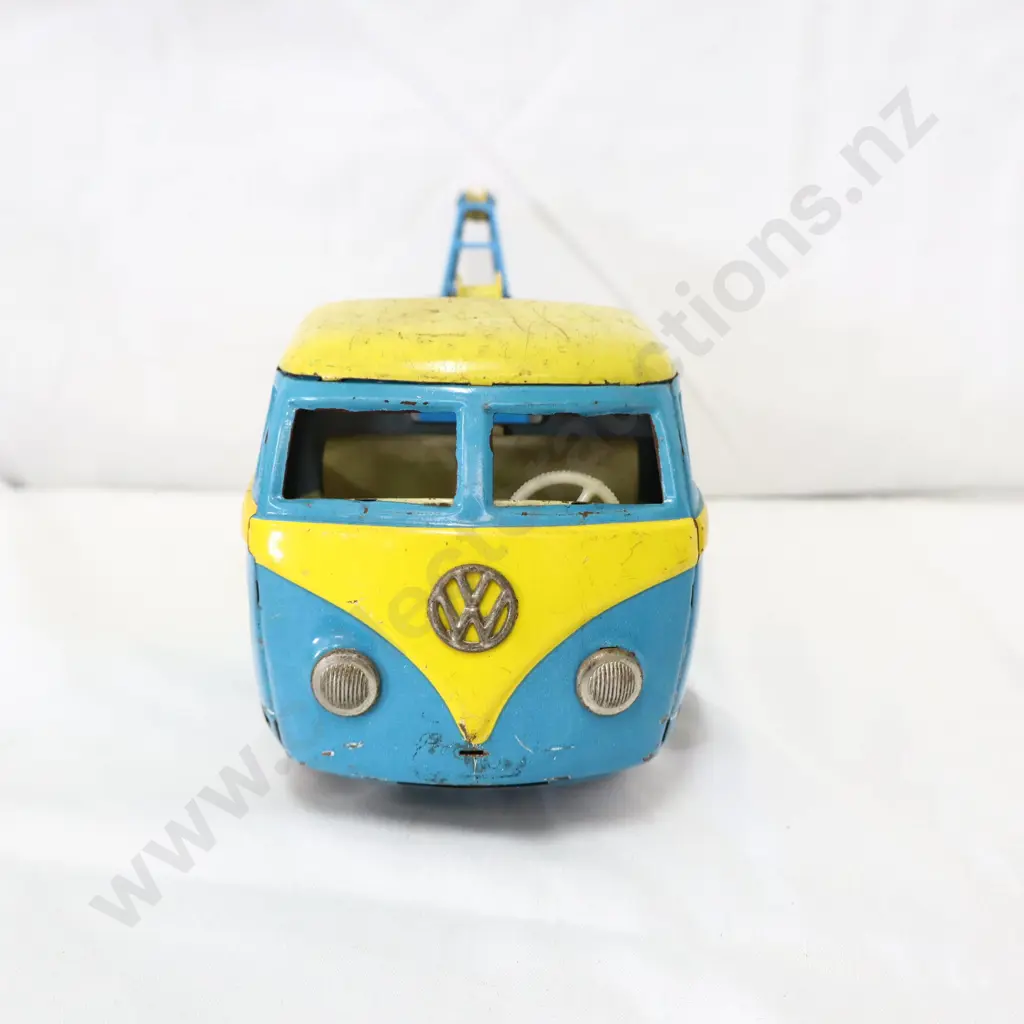 Western German Tin Plate Toy VW Tow Truck Image 1++