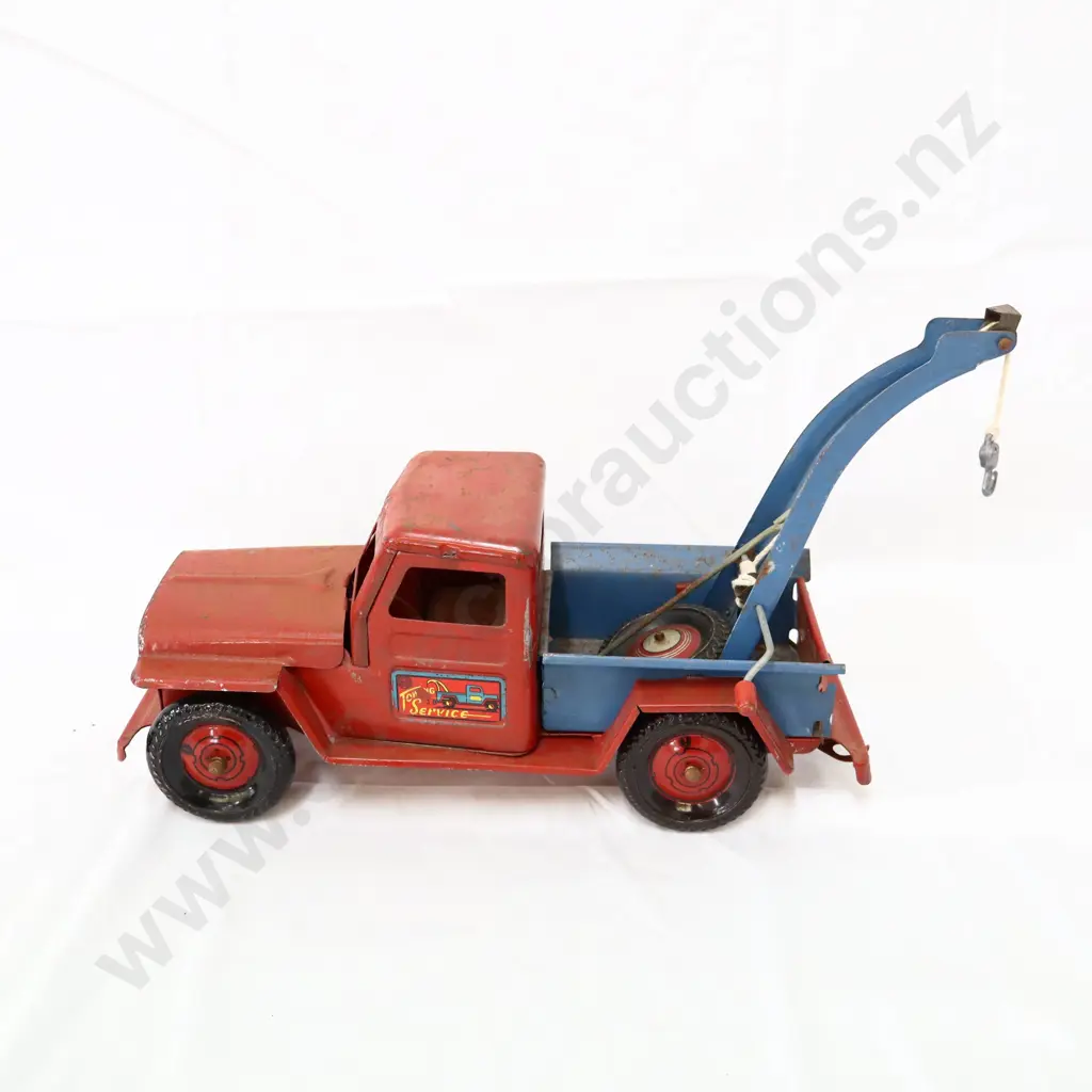 Marx Lumar Jeep Pressed Steel Tow Truck Image 1++