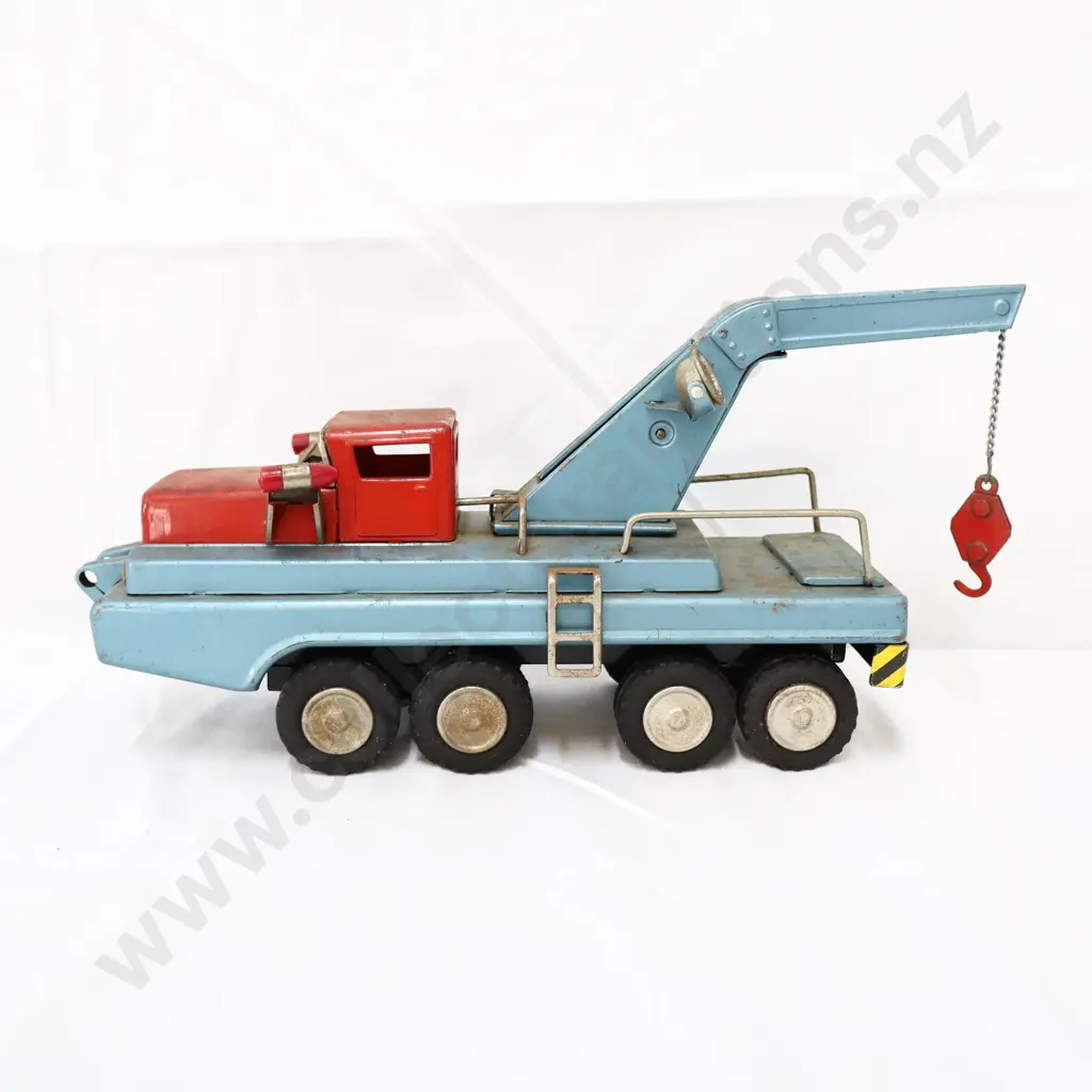 Japanese SSS International Tin Toy Tow Truck Image 1++