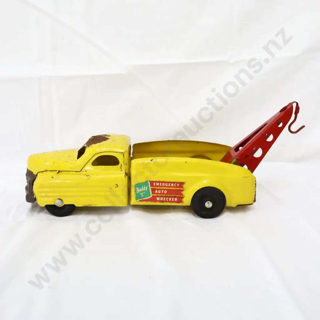 Pressed Steel Buddy L Emergency Auto Wrecker Tow Trck Image 1++