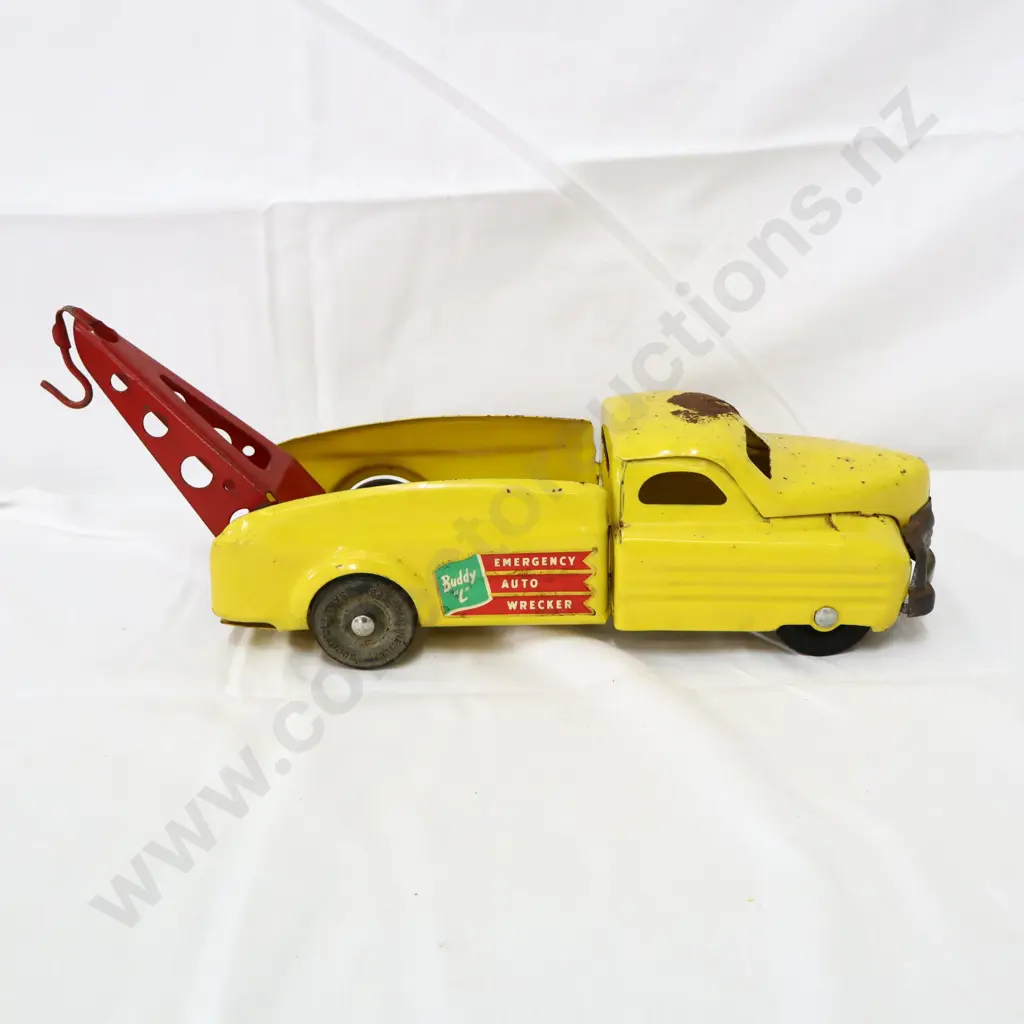 Pressed Steel Buddy L Emergency Auto Wrecker Tow Trck Image 1++