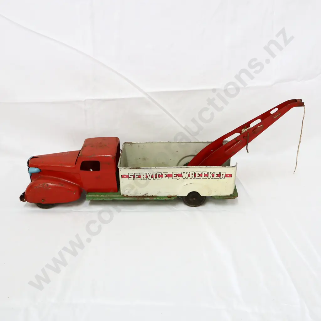 Wyandotte Service E Wreacker Pressed Steel Toy Tow Truck Image 1++