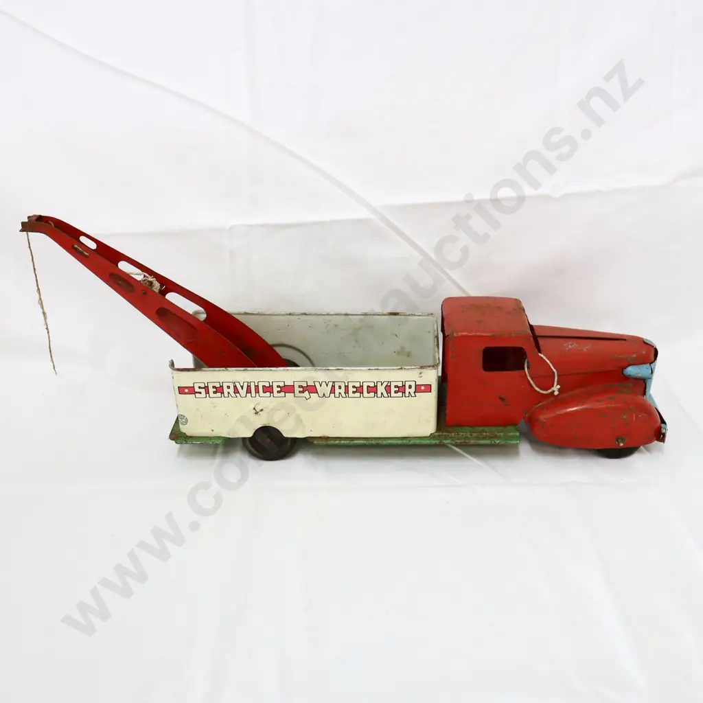 Wyandotte Service E Wreacker Pressed Steel Toy Tow Truck Image 1++