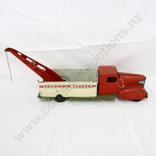 Wyandotte Service E Wreacker Pressed Steel Toy Tow Truck