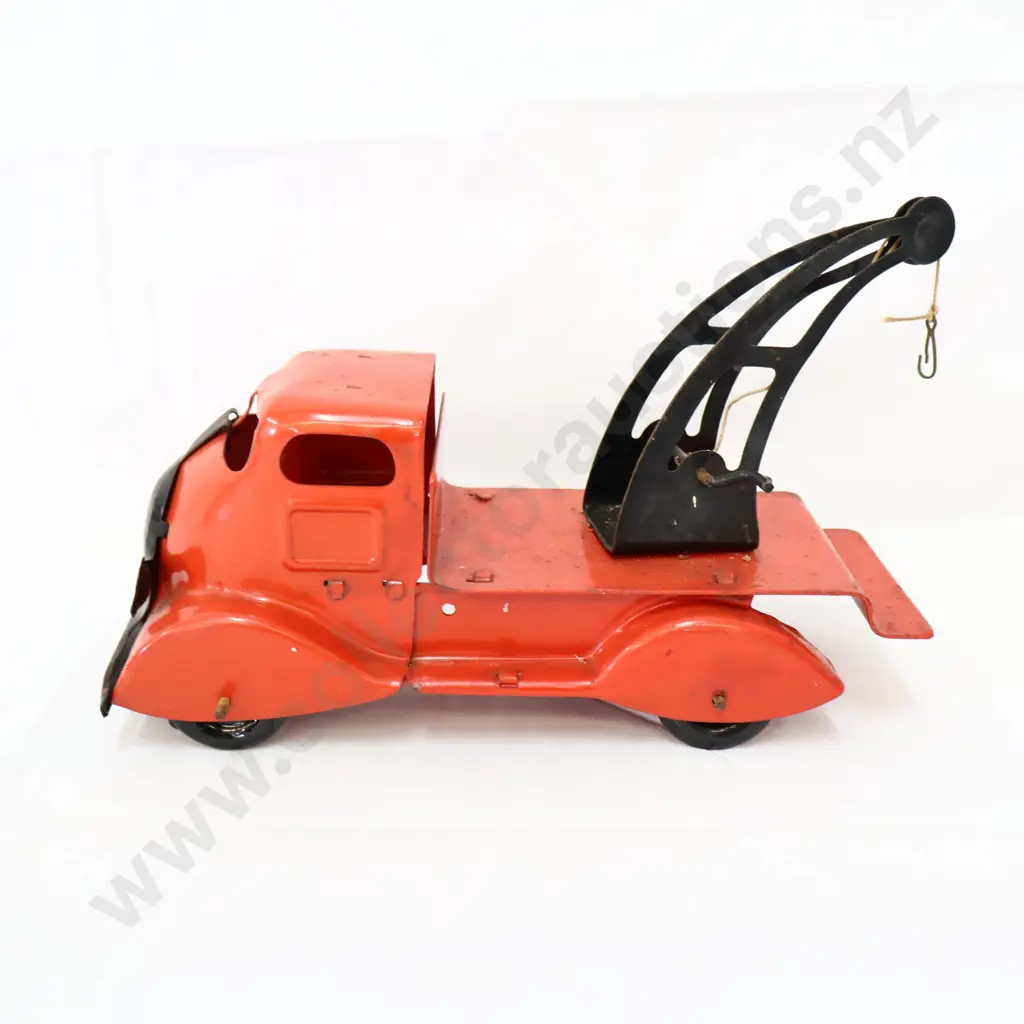 NZ Made Triang W584 Super Derrick Tow Truck Image 1++