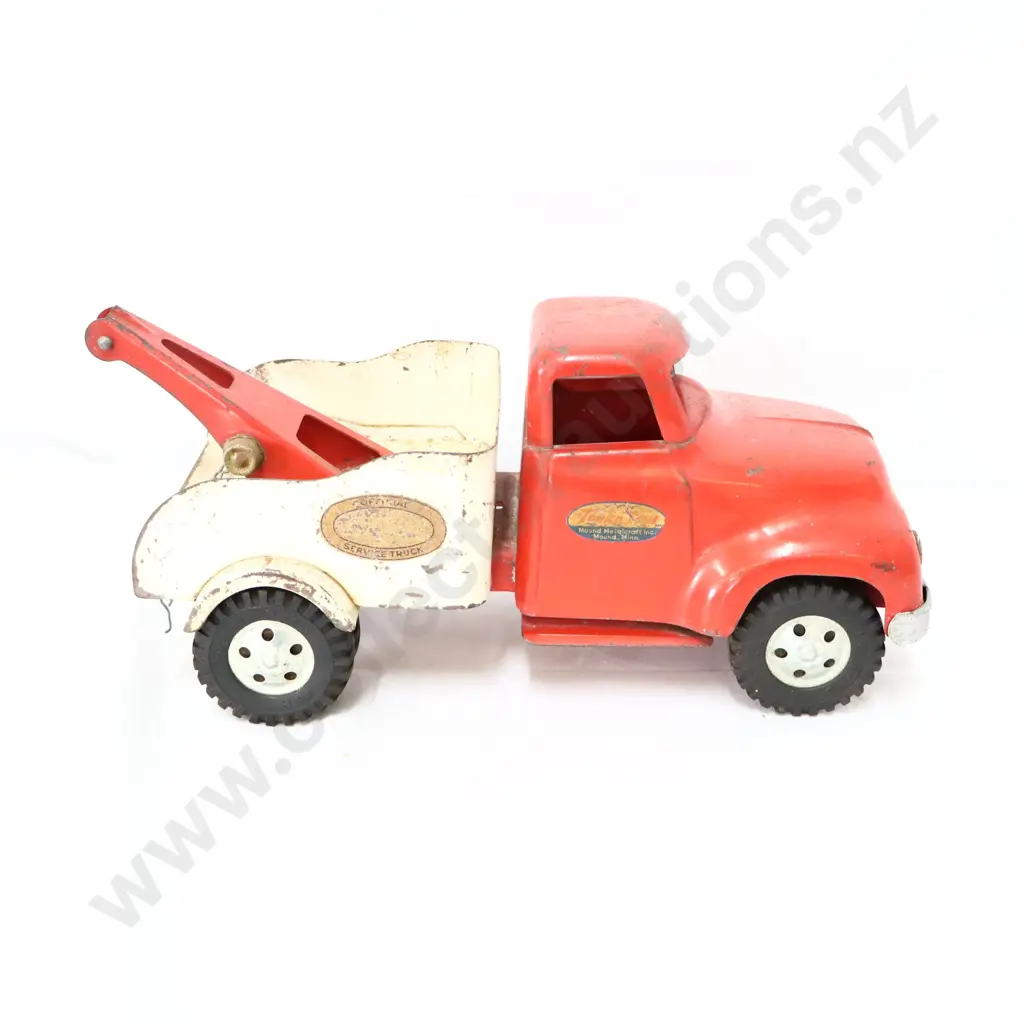 Early Tonka Pressed Steel Toy Tow Truck Image 1++