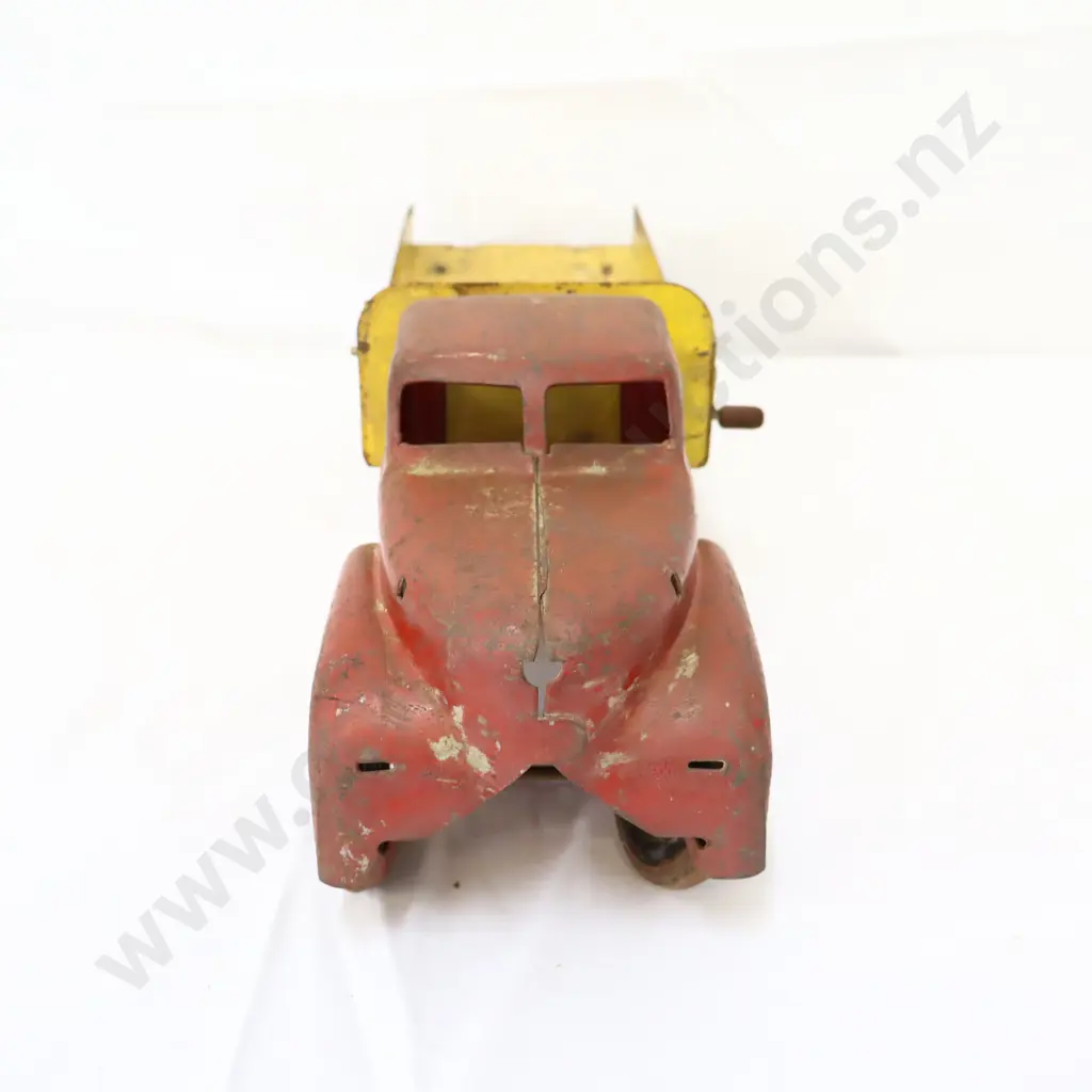 LARGE Marx Lumar Contractors Pressed Steel Tow Truck No Grill Image 1++