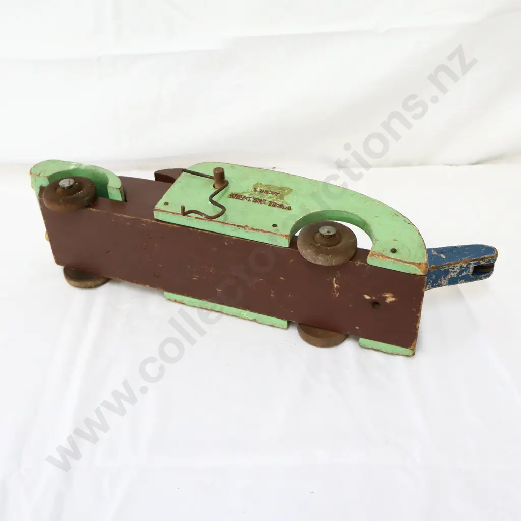 Wooden War Time Buddy L Tow Truck Image 1++