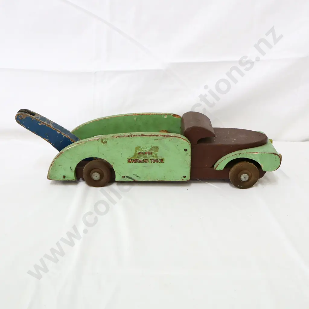 Wooden War Time Buddy L Tow Truck Image 1++