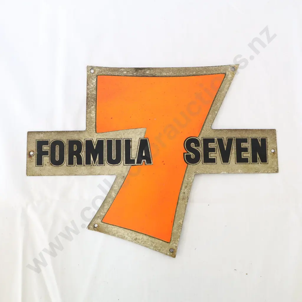 RARE Shell Formula 7 Petrol Bowser Sign Image 1++