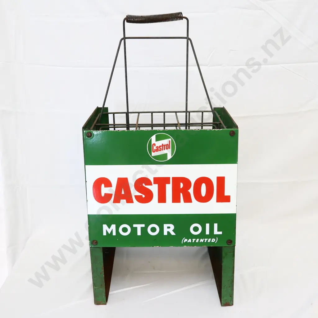 Castrol Bottle Rack with 6 Bottle Basket Image 1++