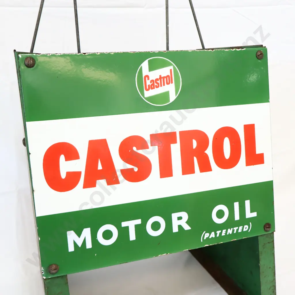 Castrol Bottle Rack with 6 Bottle Basket Image 1++