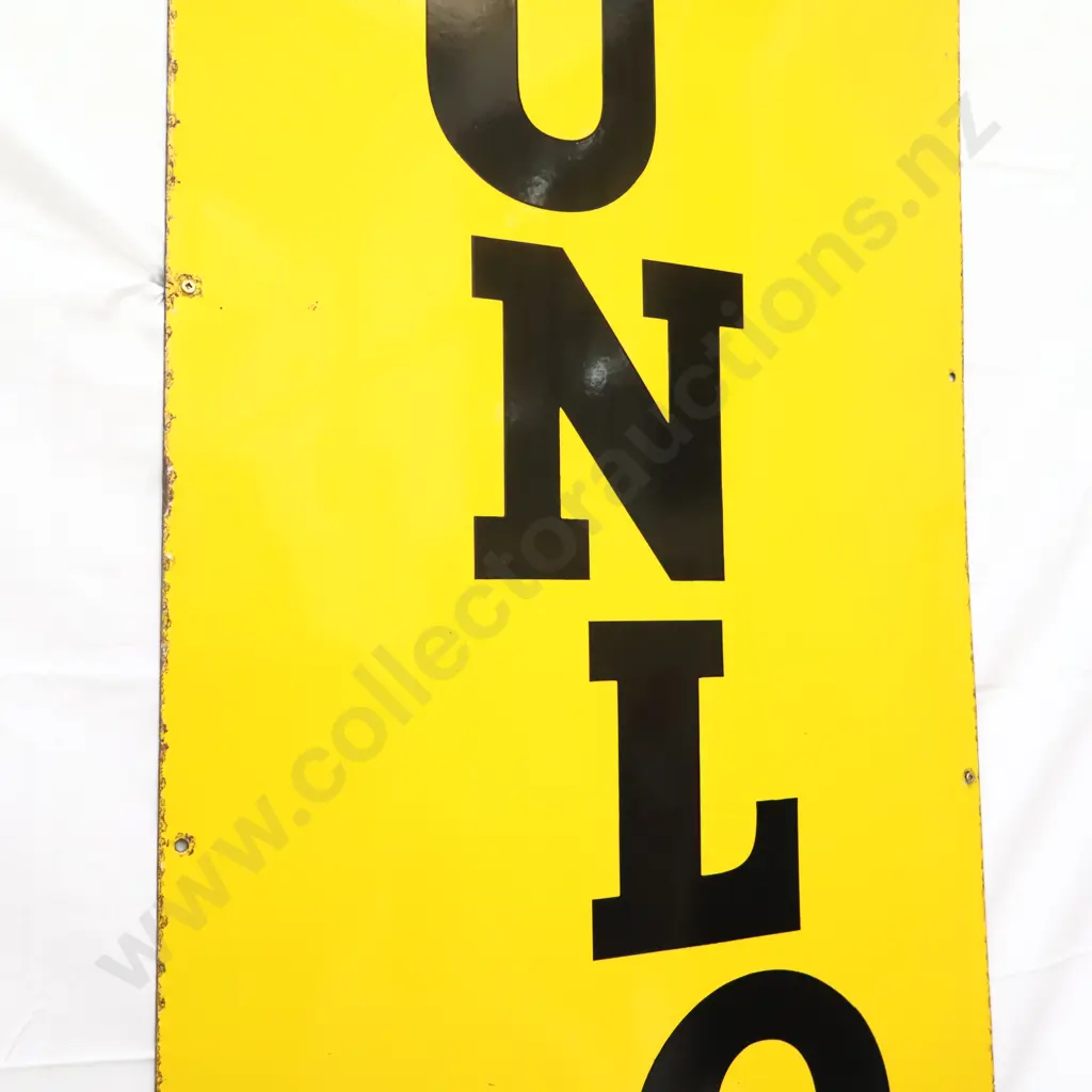 LARGE Dunlop Enamel Sign 9.5/10 Image 1++