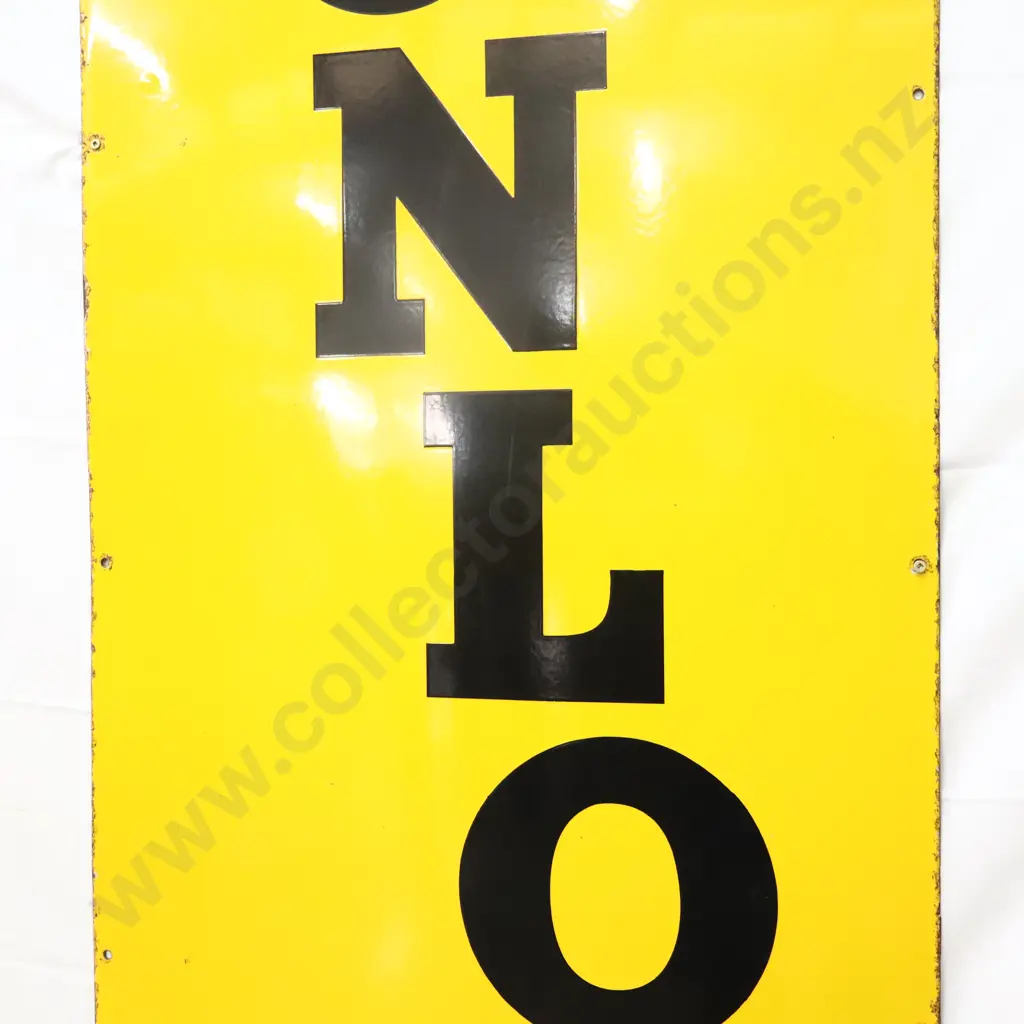 LARGE Dunlop Enamel Sign 9.5/10 Image 1++