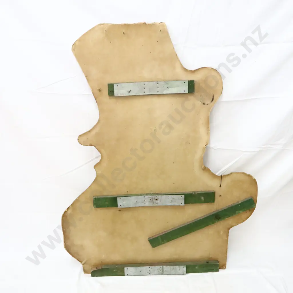 LARGE RARE Super Shell Hard Card Advertising Figure Image 1++