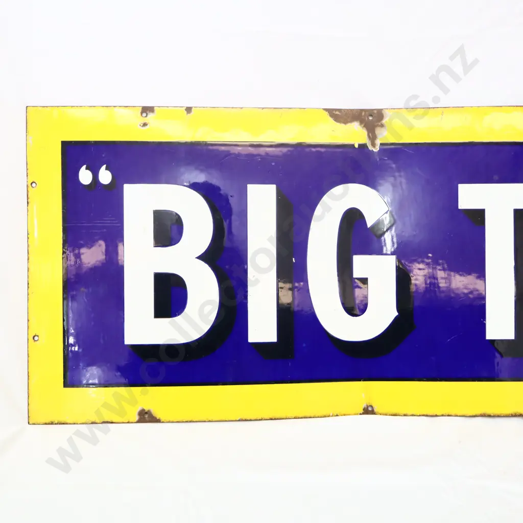 Big Tree Enamel Sign Image 1++