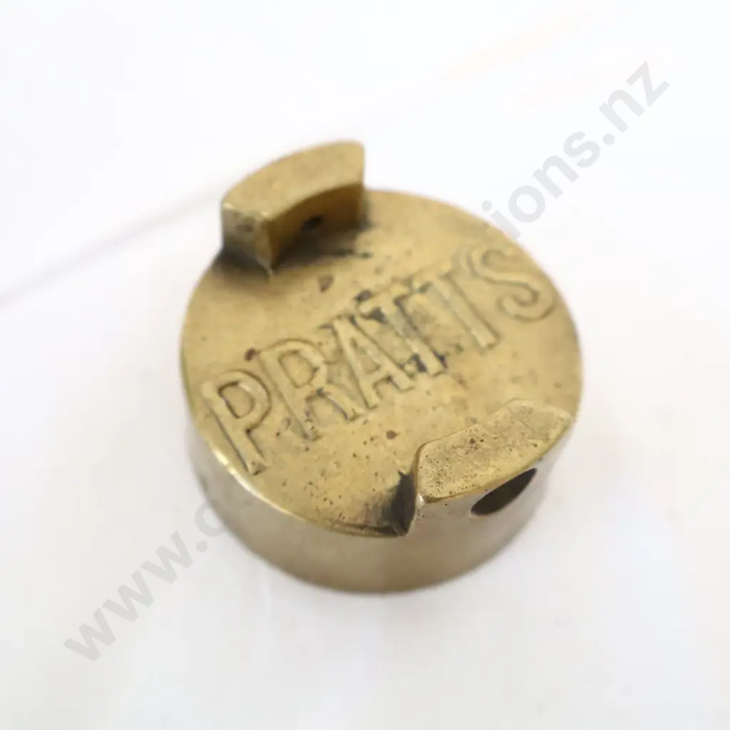 Pratts Brass Runnerboard Oil Can Top Image 1++
