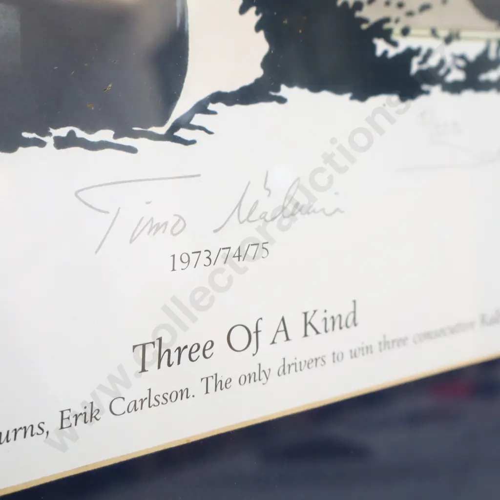 Framed And Signed Rally Print Image 1++