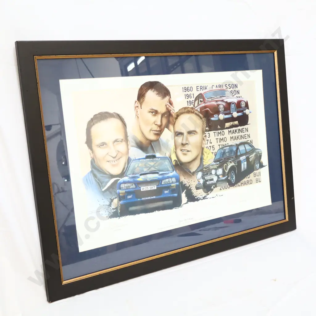 Framed And Signed Rally Print Image 1++