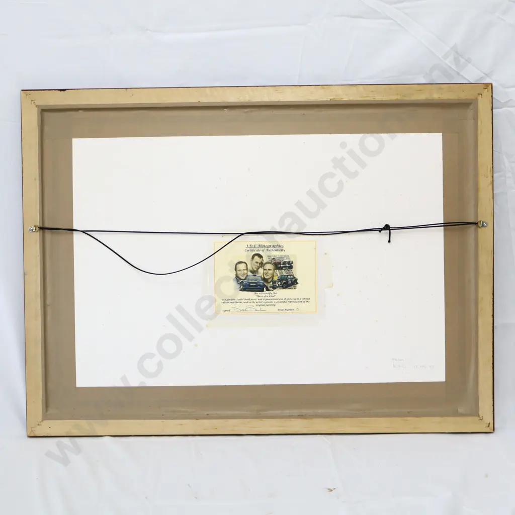 Framed And Signed Rally Print Image 1++