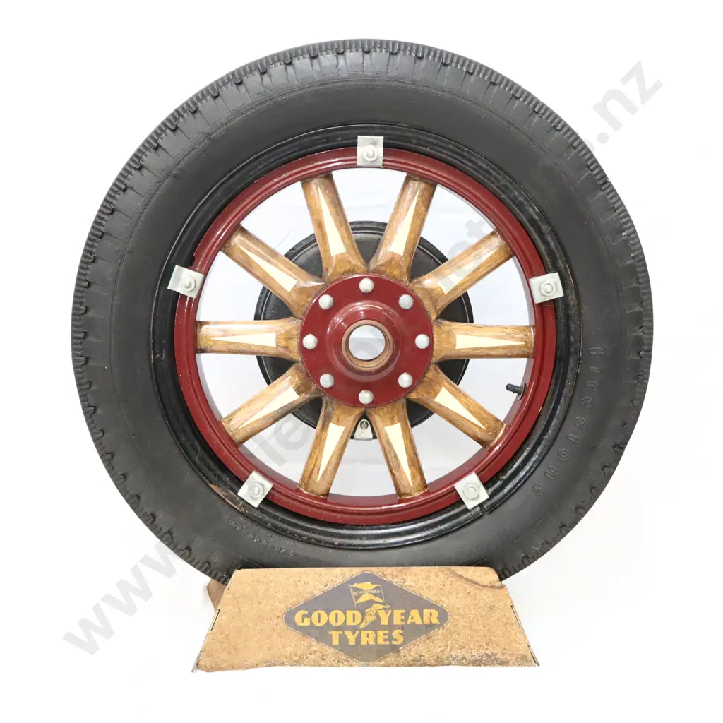 Goodyear Tyre Stand With Early Wheel Image 1++