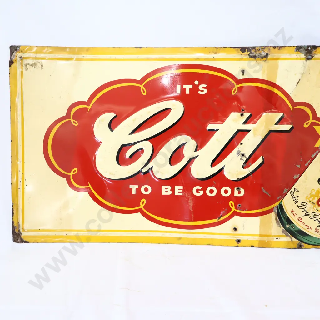 Cottes Soft Drinks Tin Sign Image 1++