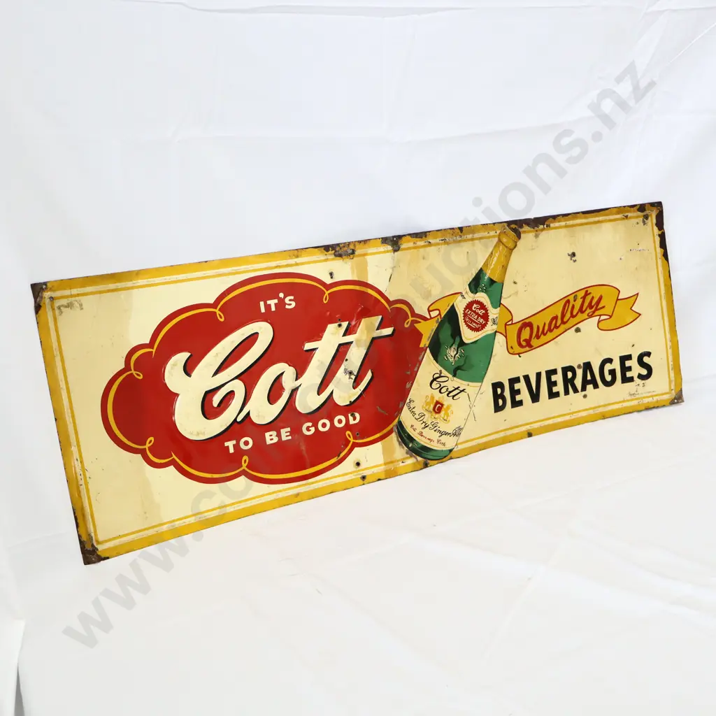 Cottes Soft Drinks Tin Sign Image 1++