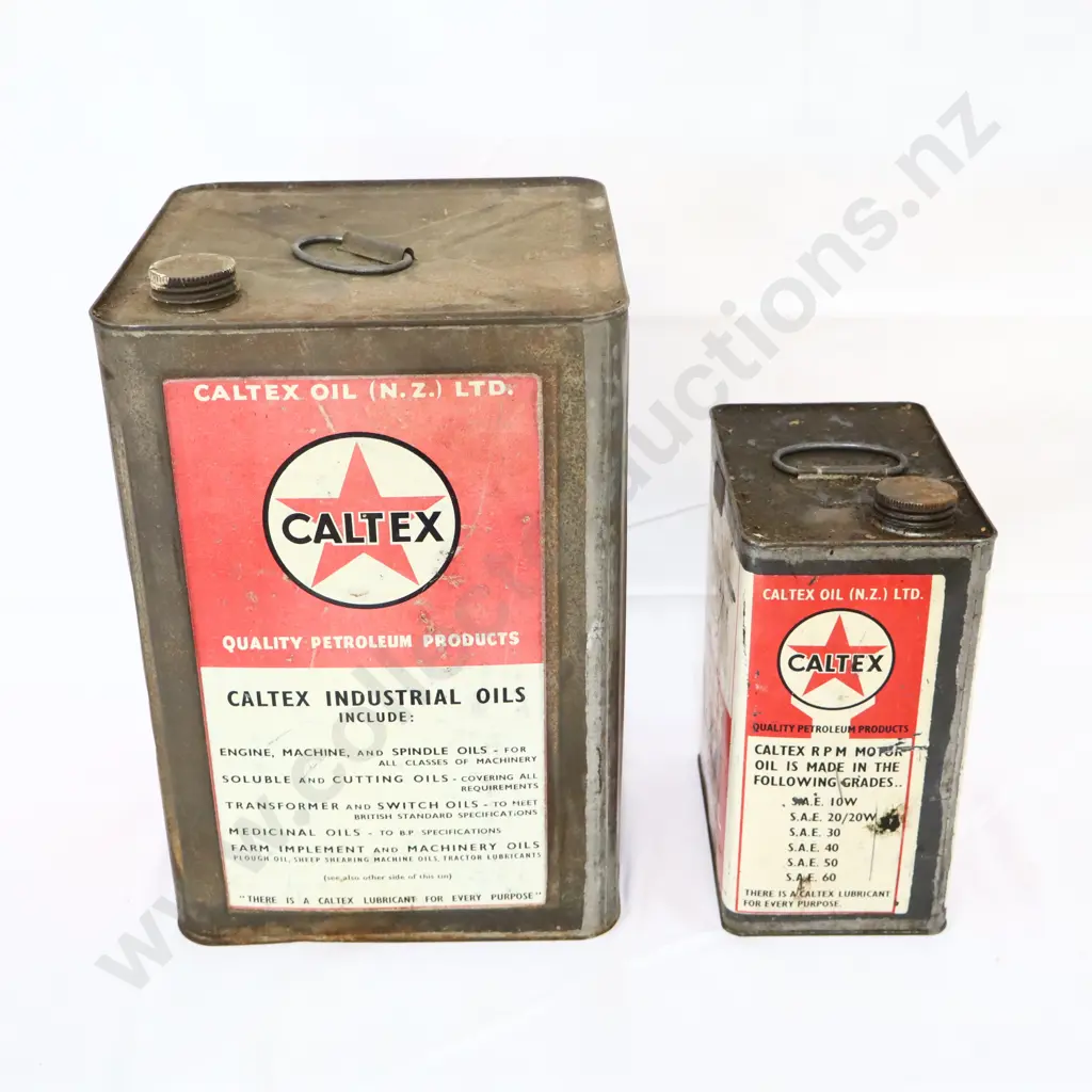 2 x Caltex Tins Image 1++
