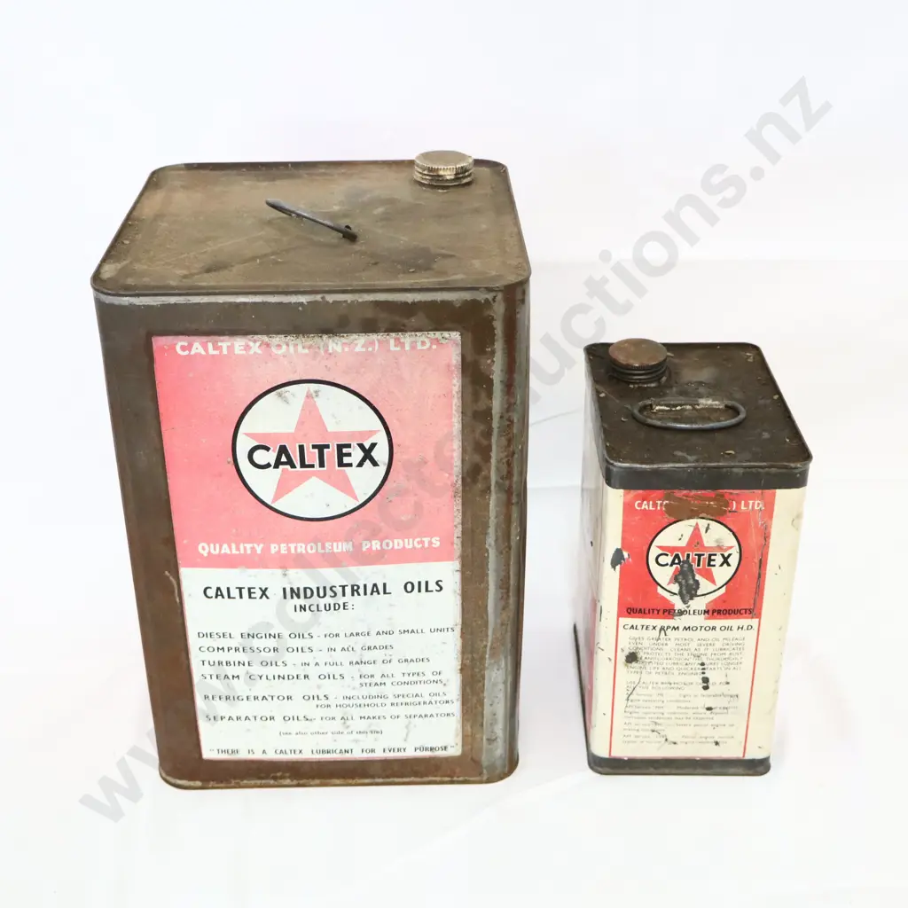 2 x Caltex Tins Image 1++