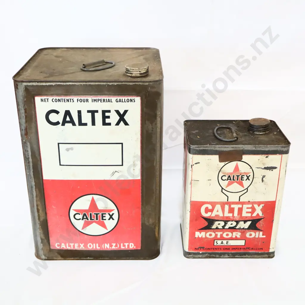 2 x Caltex Tins Image 1++