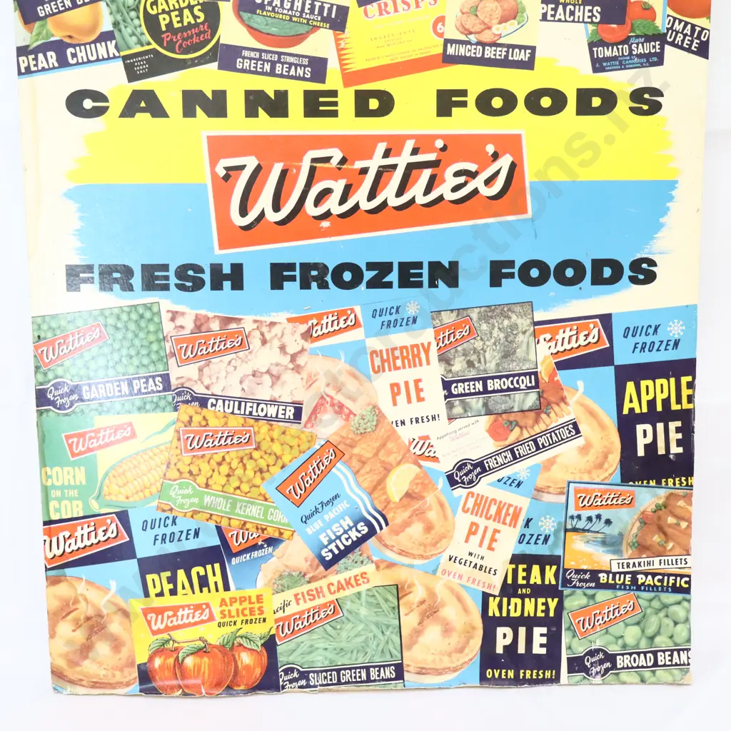 Watties Cardboard Sign Image 1++