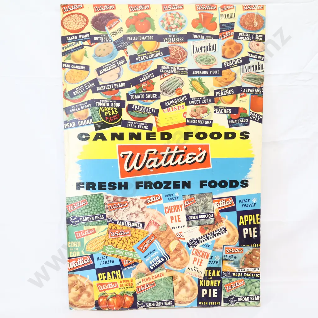 Watties Cardboard Sign Image 1++