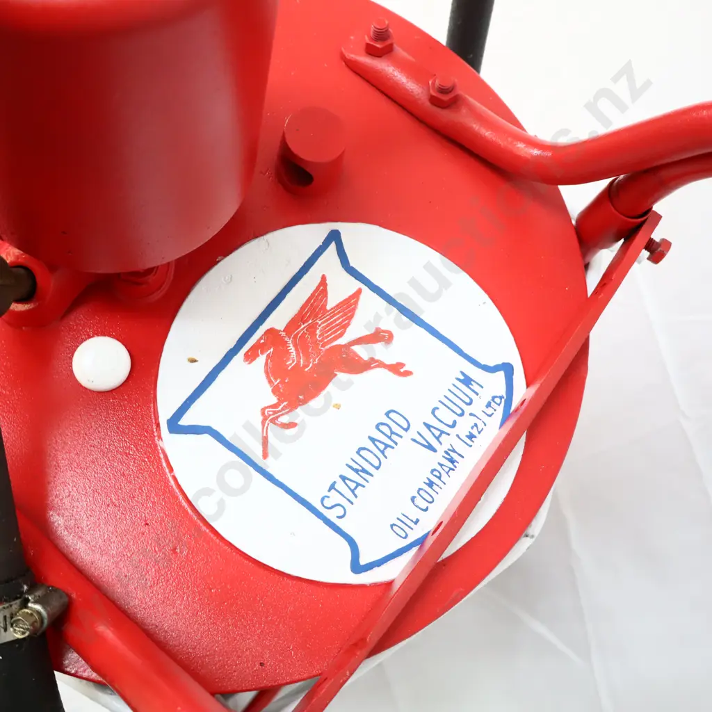 Mobil Oil Drum Pump And Trolley Image 1++