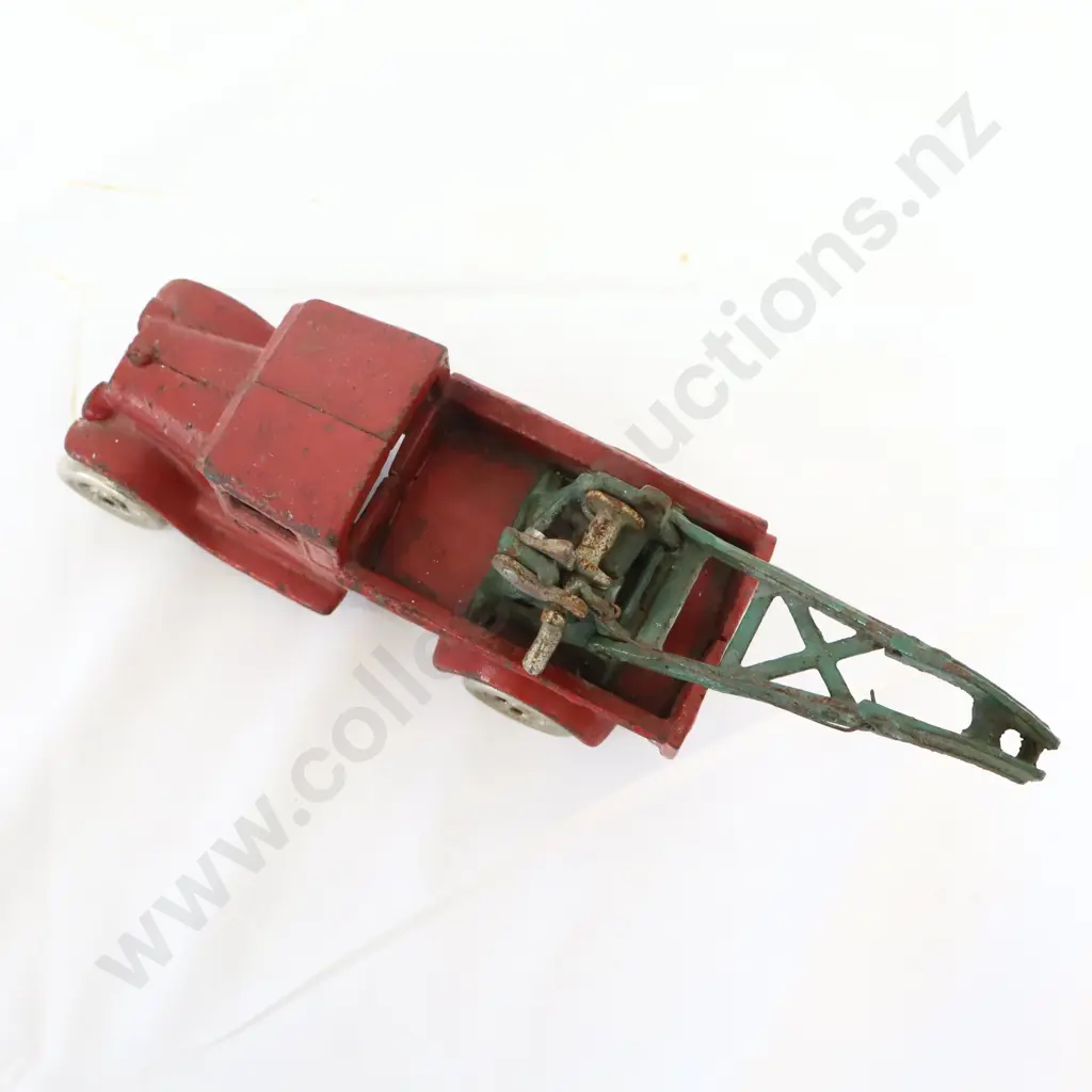 REPRODUCTION Cast Iron Hubley Tow Truck Image 1++
