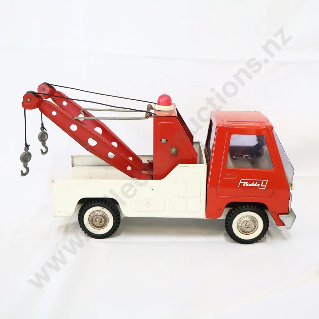 Buddy L Red White Wrecker  Image 1++