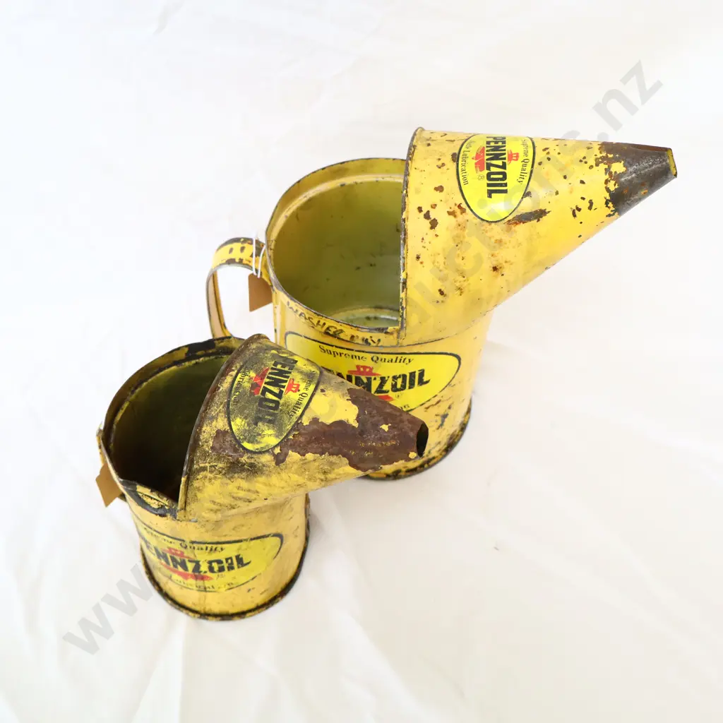 Unusual Pennzoil Oil Dippers x 2 Image 1++
