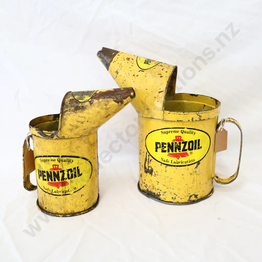 Unusual Pennzoil Oil Dippers x 2 Image 1++