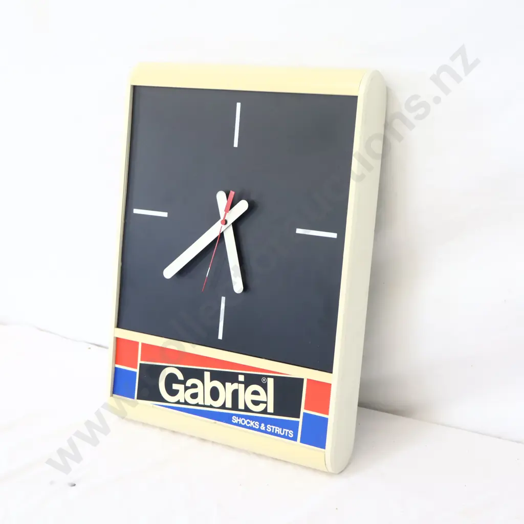 WORKING Vintage Gabriel Struts and Shocks Advertising Clock Image 1++