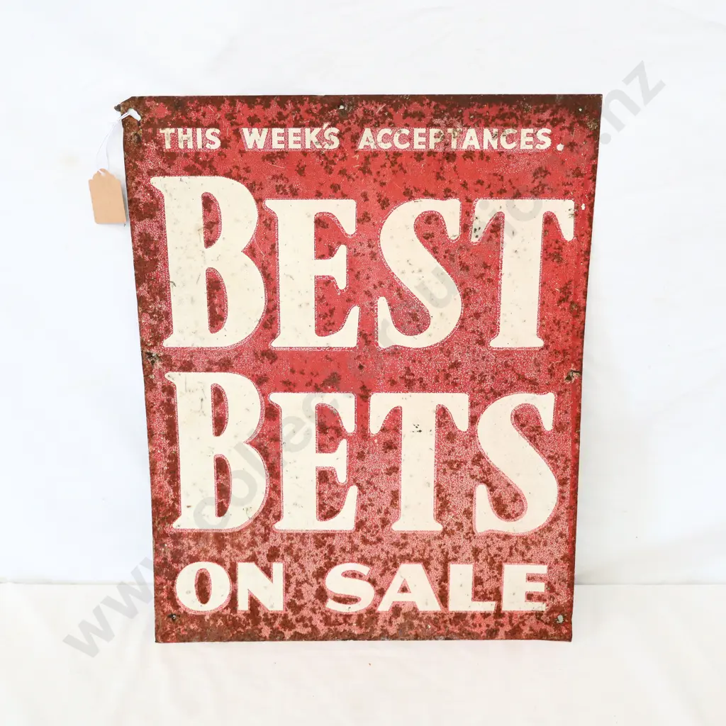 Best Bets On Sale Tin Sign Image 1++