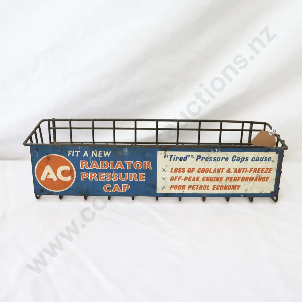 AC Tin Sign And AC Radiator Cap Basket Image 1++