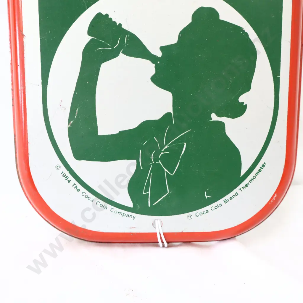 Coca Cola Thermometer Dated 1984 Image 1++