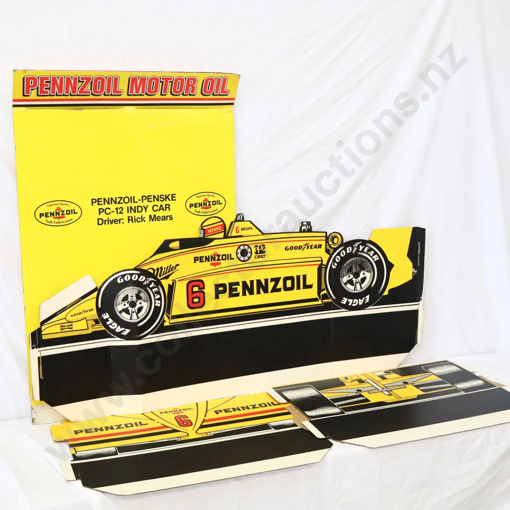Pennzoil Cardboard Indy Car A/F Image 1++