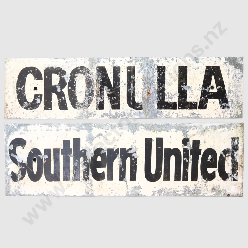 Ex Carlow Park Double Sided Cronulla/Southern United Image 1++