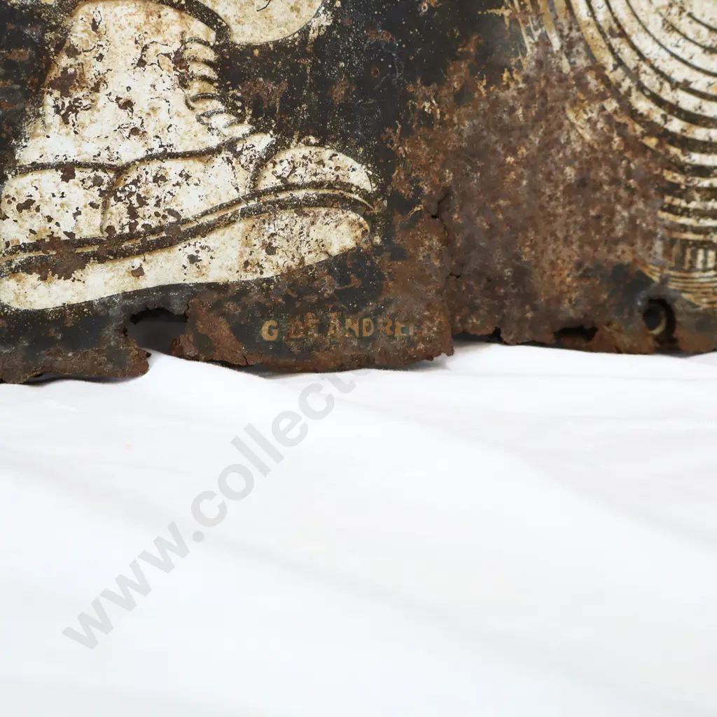 EARLY RARE Michelin Double Sided Sign Image 1++