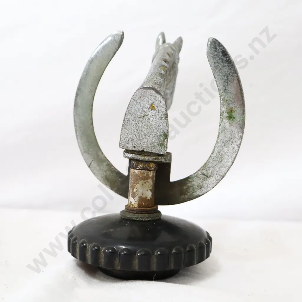 A Horse Themed Car Mascot On Bakelite Radiator Cap Image 1++
