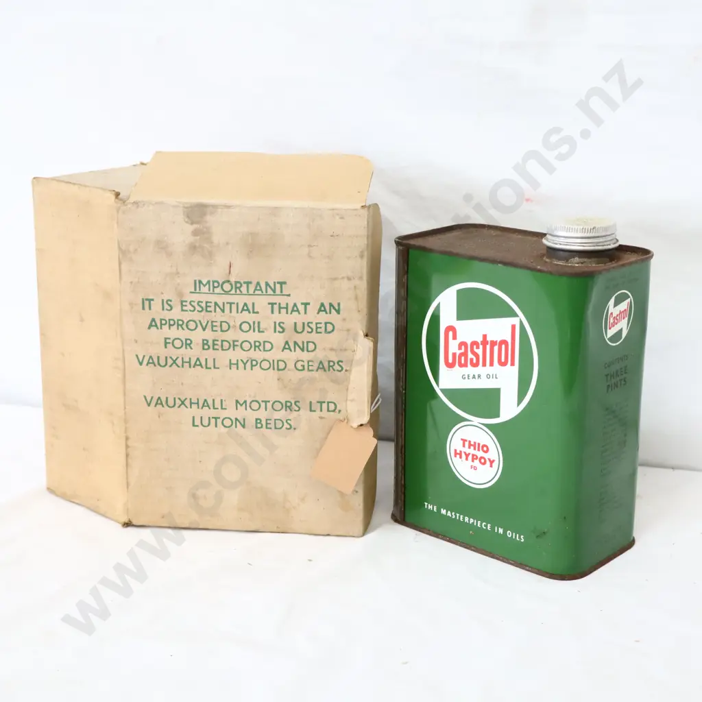 NEW OLD STOCK Castrol Thio Hypoy Tin In Original Cardboard And Full Image 1++