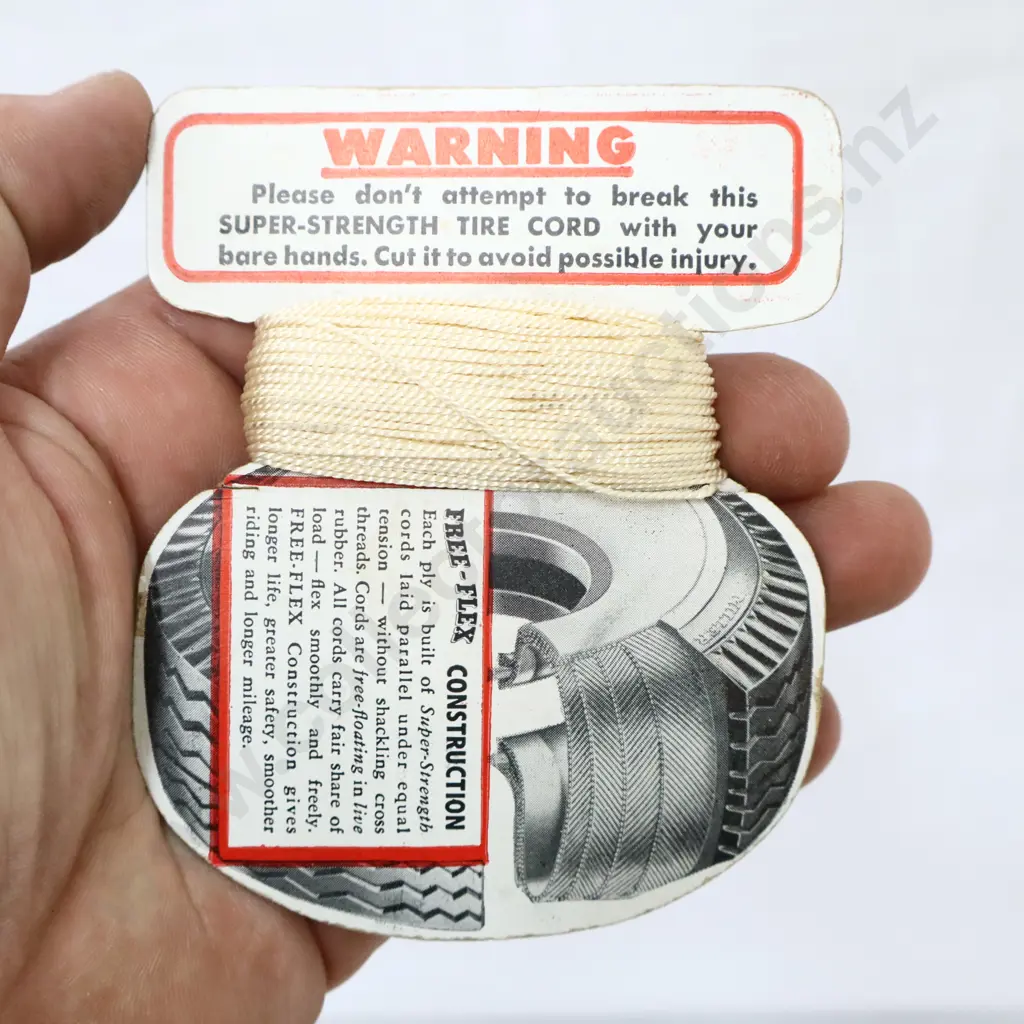 New Old Stock Miller Tire Super Strenght Cord Image 1++