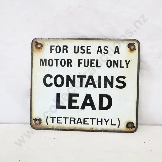 Bowser Enamel Sign