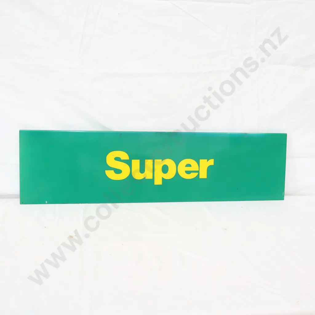 3 x Plastic Bowser Signs Super, Super and Diesel Image 1++