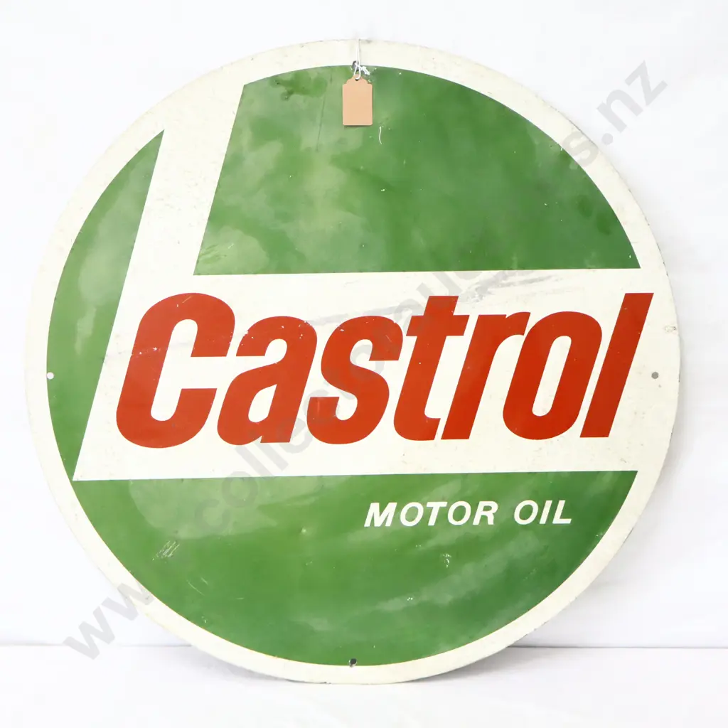Double Sided Castrol Hockey Stick Sign Image 1++